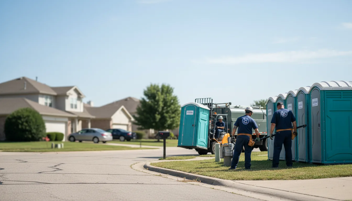 Porta Potty Rental in Frederick, OK near me